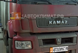 Установка воздушного отопителя ПЛАНАР-8ДМ-24 (8 кВт) в фургон-будку грузовика КамАЗ