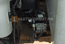 Расположение подогревателя Теплостар 14ТС-10 24В МК за кабиной грузовика