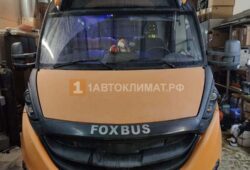 Foxbus автобус установка предпускового подогревателя БИНАР-10D на ПТО ПУЛЬСАН