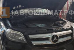 Mercedes Benz GLK установка предпускового подогревателя BINAR-5S на ПТО Пульсан